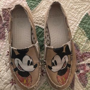 Disney canvas crocs